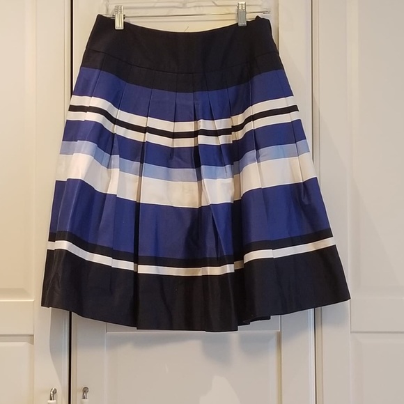 COPY - Navy , white Strip skirt - Picture 1 of 1